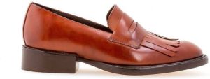 Sarah Chofakian fringed loafers Brown