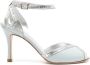 Sarah Chofakian Gelee 75mm metallic-finish sandals Blue - Thumbnail 1