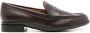 Sarah Chofakian Ignes almond-toe leather loafers Brown - Thumbnail 1