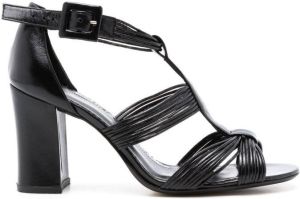 Sarah Chofakian Isabella ankle-strapp 850mm sandals Black