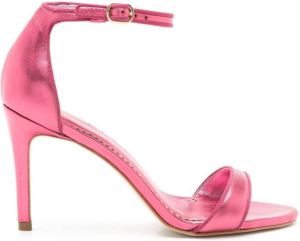 Sarah Chofakian Joy metallic 95mm sandals Pink