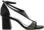 Sarah Chofakian Kylie crystal-embellished sandals Black - Thumbnail 1