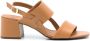 Sarah Chofakian Laura 65mm leather sandals Brown - Thumbnail 1