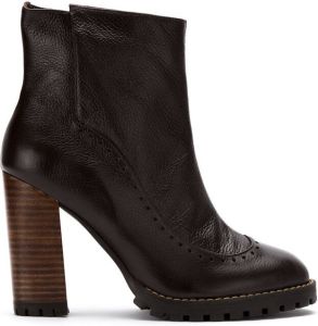 Sarah Chofakian leather boots Brown