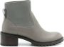 Sarah Chofakian leather Melrose boots Grey - Thumbnail 1