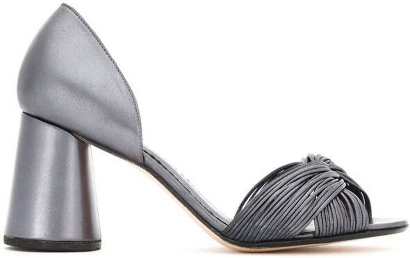 Sarah Chofakian leather sandals Metallic