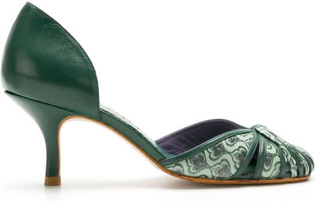 Sarah Chofakian leather Sarah pumps Green