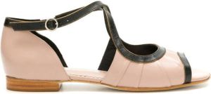Sarah Chofakian leather Viceroy flat sandals Pink
