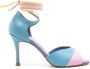Sarah Chofakian Léon two-tone sandals Blue - Thumbnail 1
