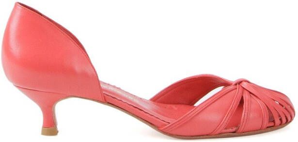 Sarah Chofakian low-heel pumps Red