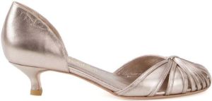 Sarah Chofakian low-heel Sarah pumps Metallic