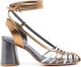 Sarah Chofakian Lupita metallic strappy sandals - Thumbnail 1