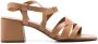 Sarah Chofakian Lygia 65mm strappy sandals Brown - Thumbnail 1