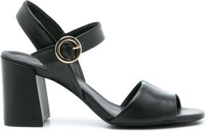 Sarah Chofakian Margaret 85mm leather sandals Black