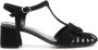 Sarah Chofakian Marly 45mm bow-detailing suede sandals Black - Thumbnail 1