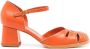 Sarah Chofakian Melaine 40mm cut-out sandals Orange - Thumbnail 1
