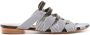 Sarah Chofakian Mia strap-design flat sandals Blue - Thumbnail 1