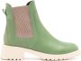 Sarah Chofakian Mirre leather ankle boots Green - Thumbnail 1