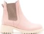 Sarah Chofakian Mirre leather ankle boots Pink - Thumbnail 1
