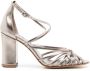 Sarah Chofakian Miuccia 90mm caged-design sandals Metallic - Thumbnail 1