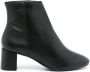 Sarah Chofakian Mount block-heel boots Black - Thumbnail 1