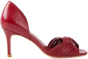 Sarah Chofakian open-toe pumps Red
