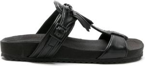Sarah Chofakian Oregon flat sandals Black