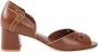 Sarah Chofakian Pierre leather sandals Brown - Thumbnail 1