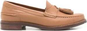 Sarah Chofakian Rive Droit leather loafers Brown
