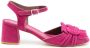 Sarah Chofakian Riviera fringed-flap sandals Pink - Thumbnail 1