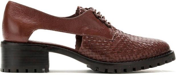 Sarah Chofakian Rockstar oxford shoes Brown