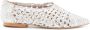 Sarah Chofakian Sapitilha Mykonos woven-ballerina shoes Silver - Thumbnail 1