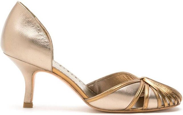 Sarah Chofakian Sarah leather shoes Gold