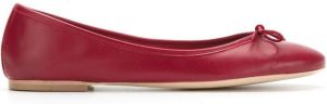 Sarah Chofakian Sarita leather ballerina shoes Red