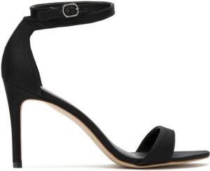 Sarah Chofakian satin stiletto heel sandals Black