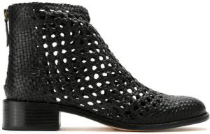 Sarah Chofakian Teca leather boots Black