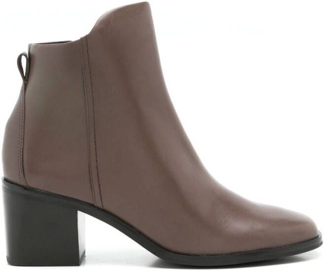 Sarah Chofakian Tilly 40mm square-toe boots Grey