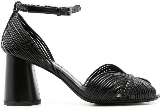 Sarah Chofakian Twiggy thin-straps sandals Black