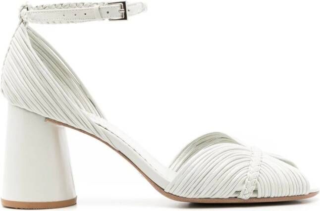 Sarah Chofakian Twiggy thin-straps sandals Grey
