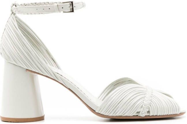 Sarah Chofakian Twiggy thin-straps sandals Grey