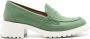 Sarah Chofakian Ully leather loafers Green - Thumbnail 1