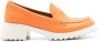 Sarah Chofakian Ully leather loafers Orange - Thumbnail 1