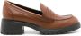 Sarah Chofakian Ully leather penny loafers Brown - Thumbnail 1