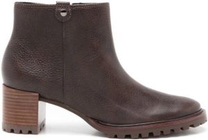 Sarah Chofakian Vienna 60mm ankle boots Brown