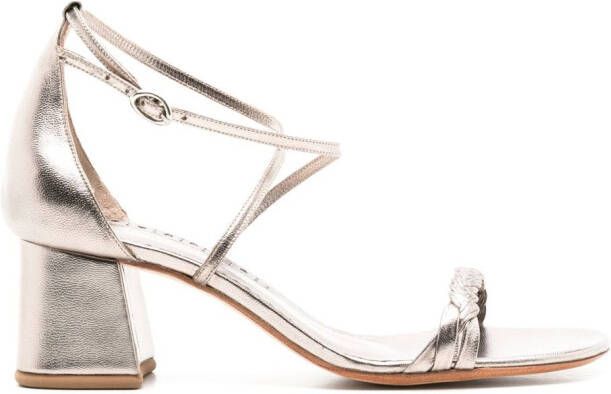 Sarah Chofakian Windsor 40mm metallic-effect sandals
