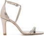 Sarah Chofakian Windsor 75mm metallic-effect sandals - Thumbnail 1