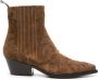 Sartore 50mm suede ankle boots Brown - Thumbnail 1