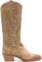Sartore 50mm western-style suede boots Brown - Thumbnail 1