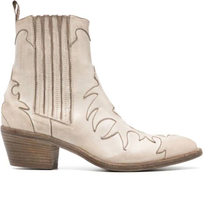 Sartore 65mm leather boots Neutrals