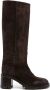 Sartore 70mm suede knee-high boots Brown - Thumbnail 1